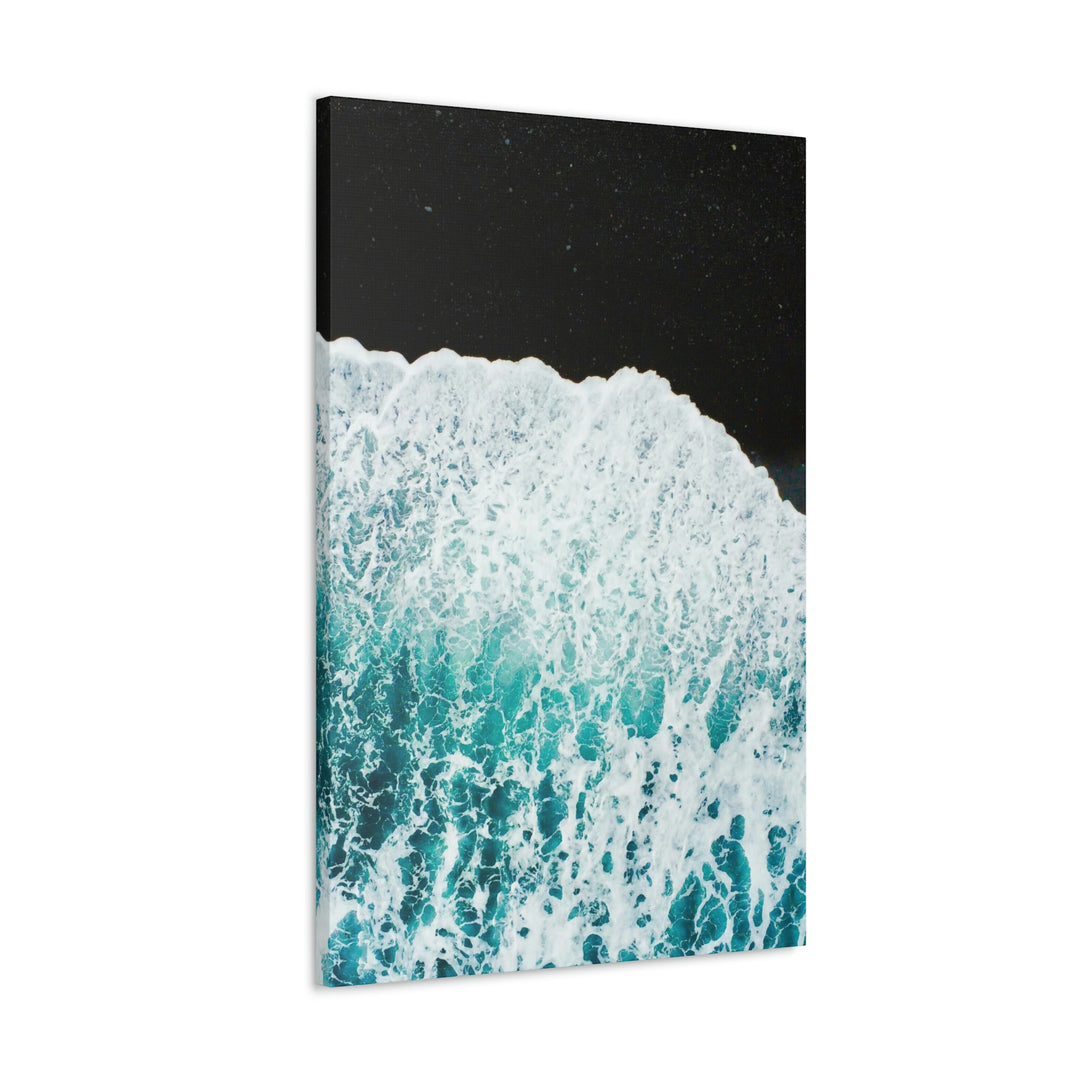 A Wave on Volcanic Sand - Canvas