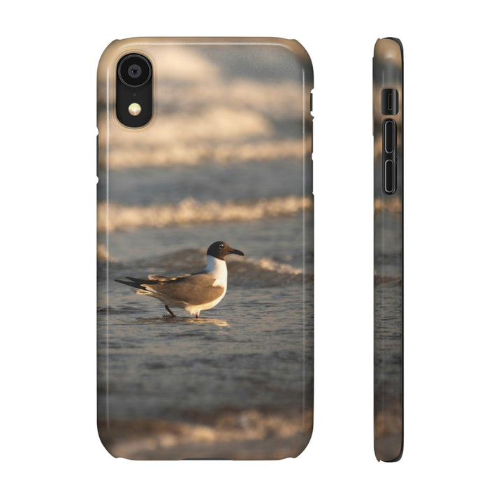 Laughing Gull in the Surf - Phone Case