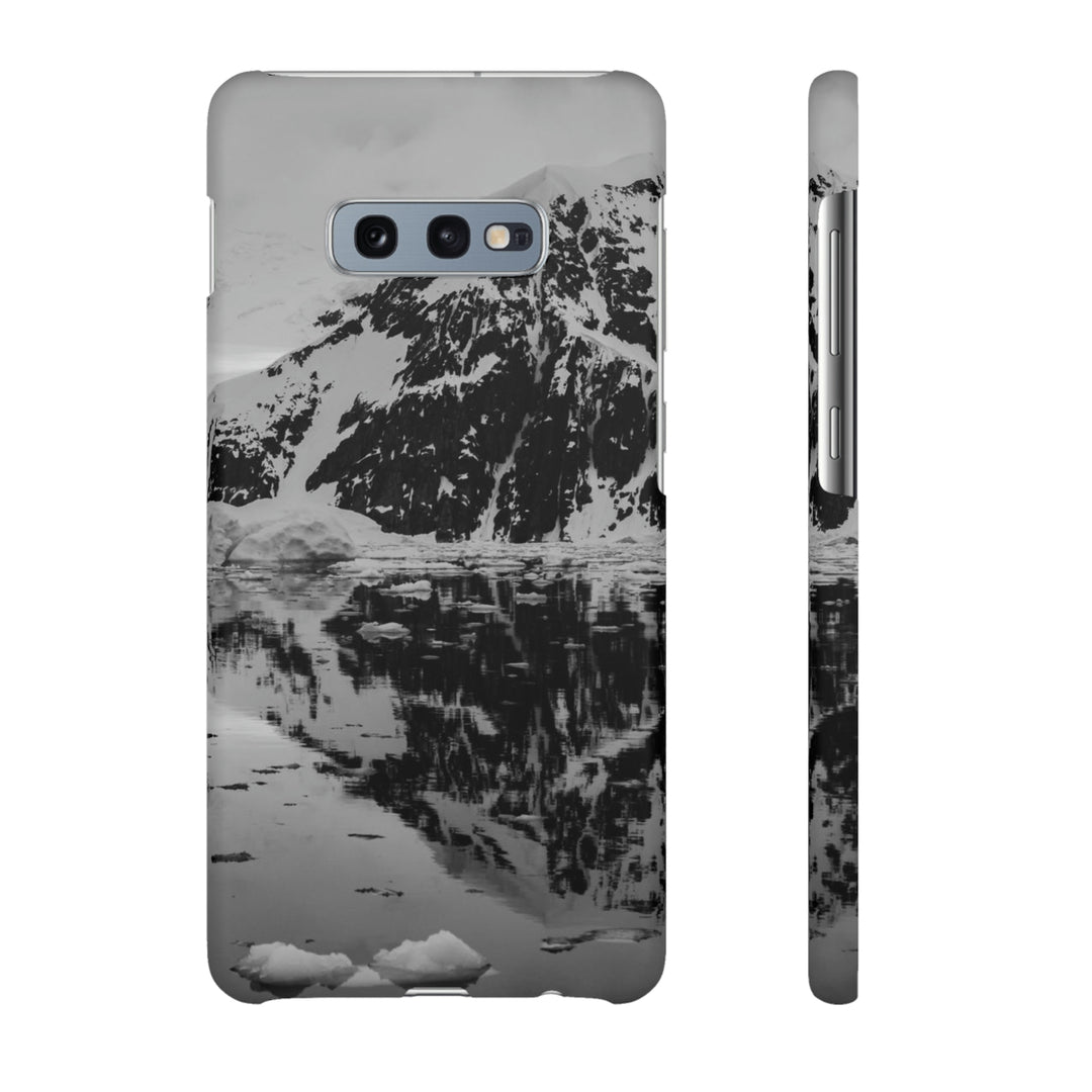 Reflected Calm in Black and White - Phone Case