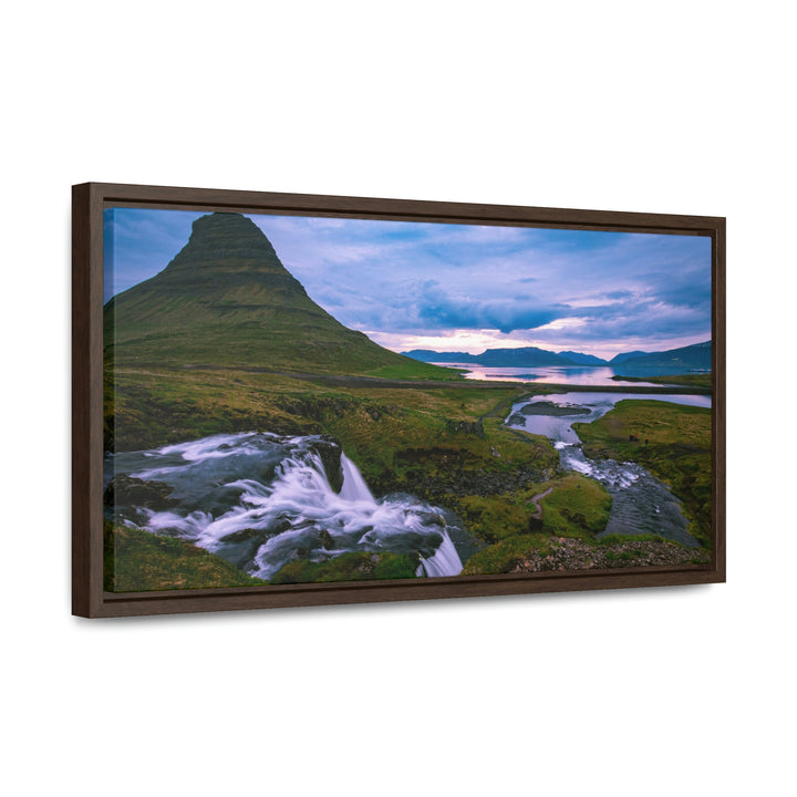 An Icelandic Sunset - Canvas with Frame