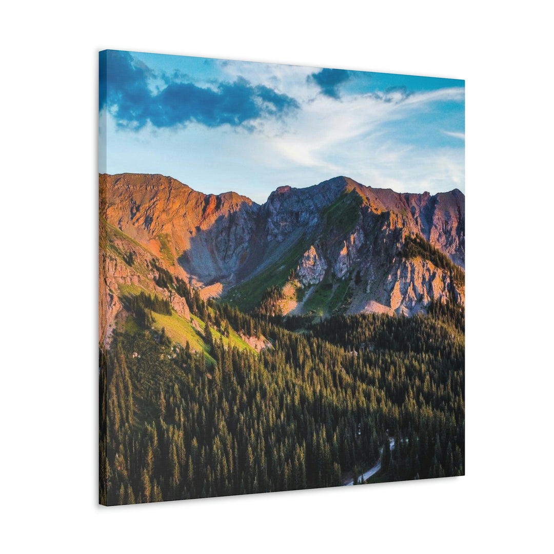 Fading Mountain Light - Canvas