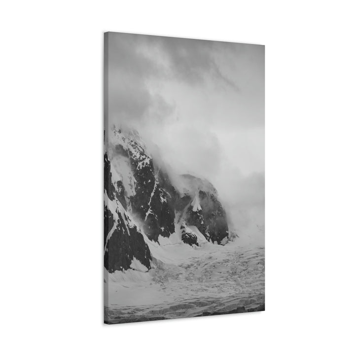 The Mist Descends in Black and White - Canvas