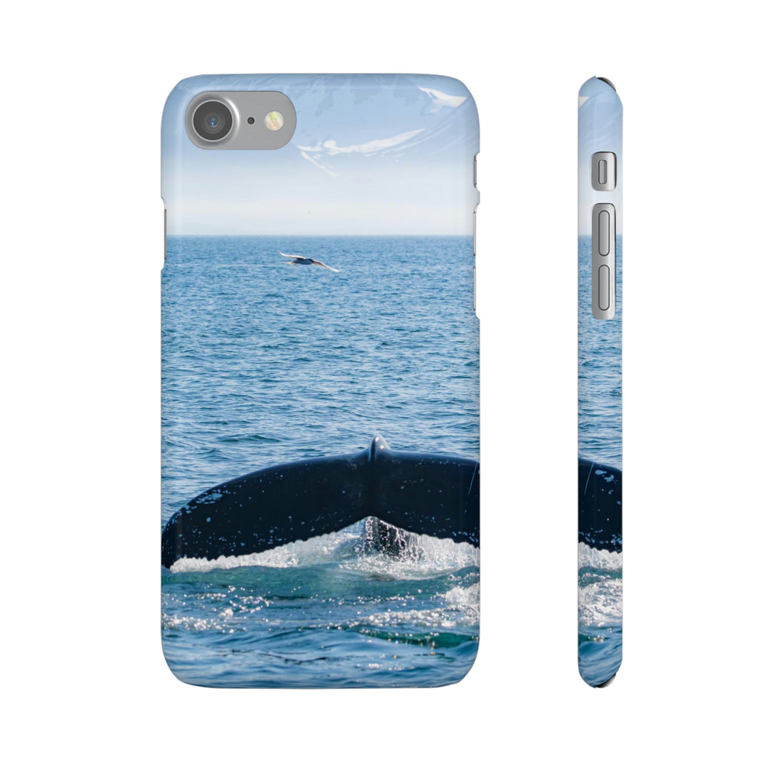 A Whale and A Mountain - Phone Case