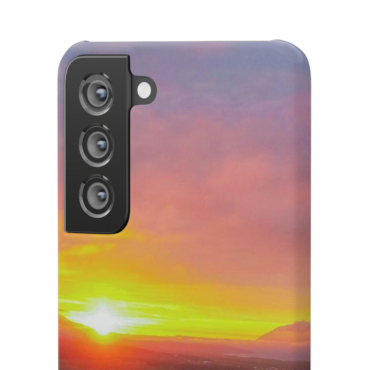 Sunset Over the Fjord Part 1 - Phone Case