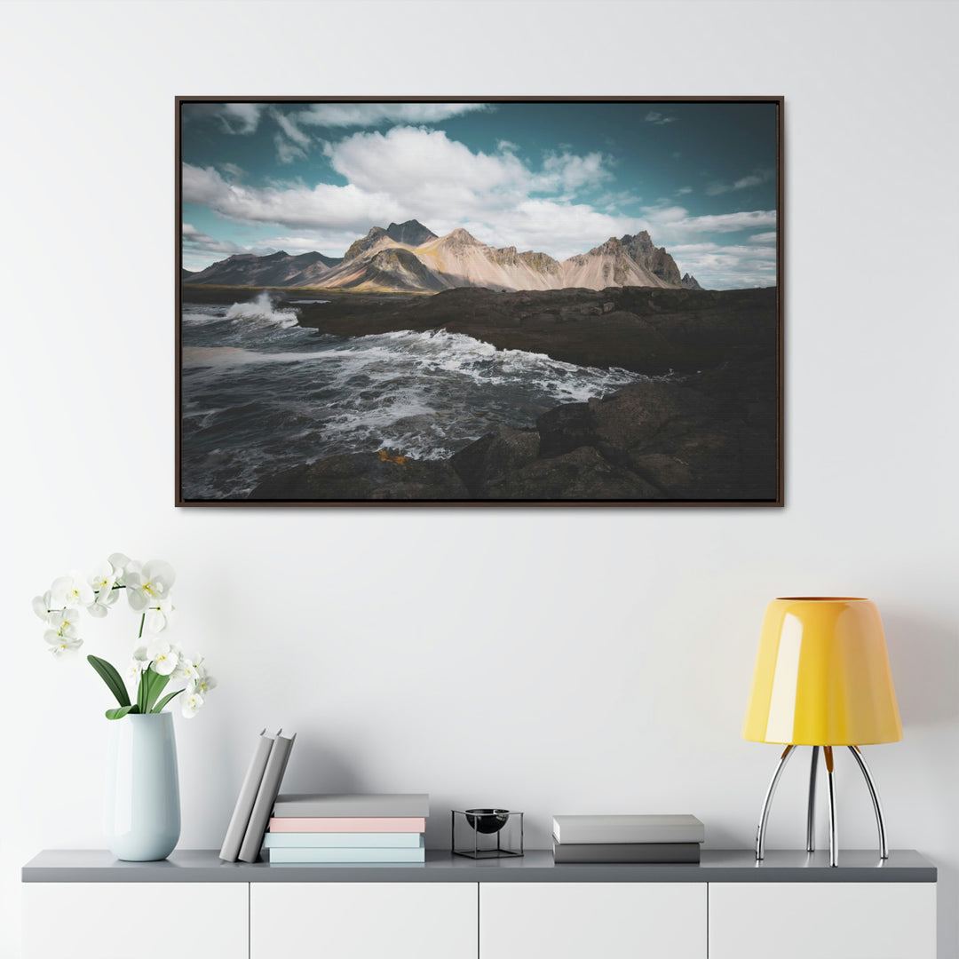 Crashing Sea - Canvas with Frame