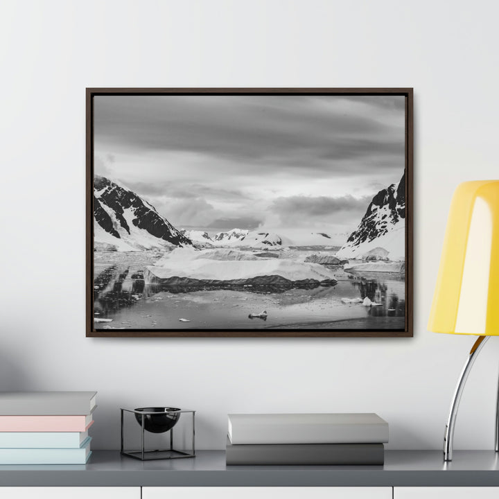 A Still Day in Black and White - Canvas with Frame