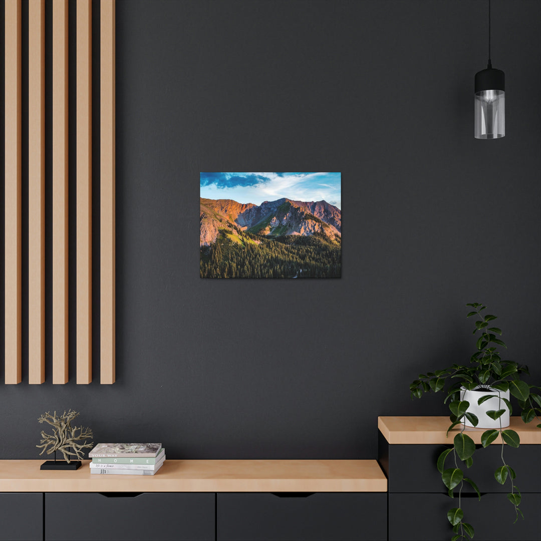 Fading Mountain Light - Canvas