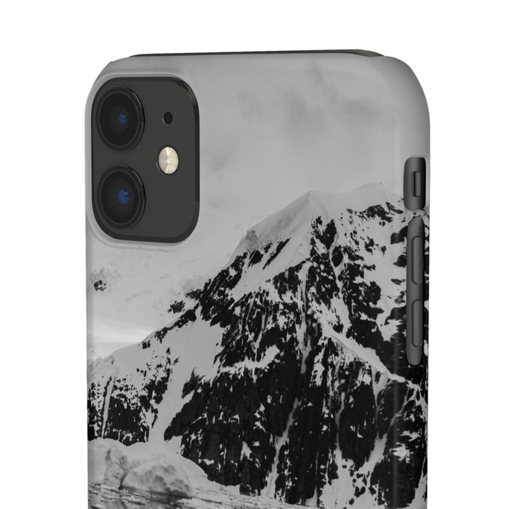 Reflected Calm in Black and White - Phone Case