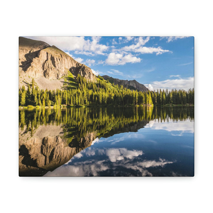 Mountain Scene Reflected - Canvas