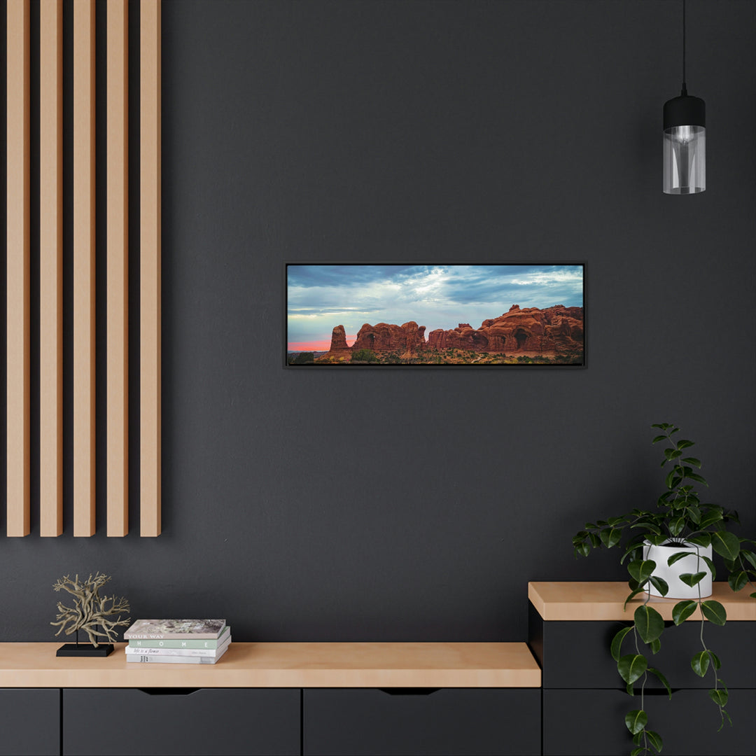 Arches at Sunset - Canvas with Frame