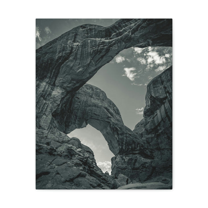 Natural Frames Part 4 in Black and White - Canvas