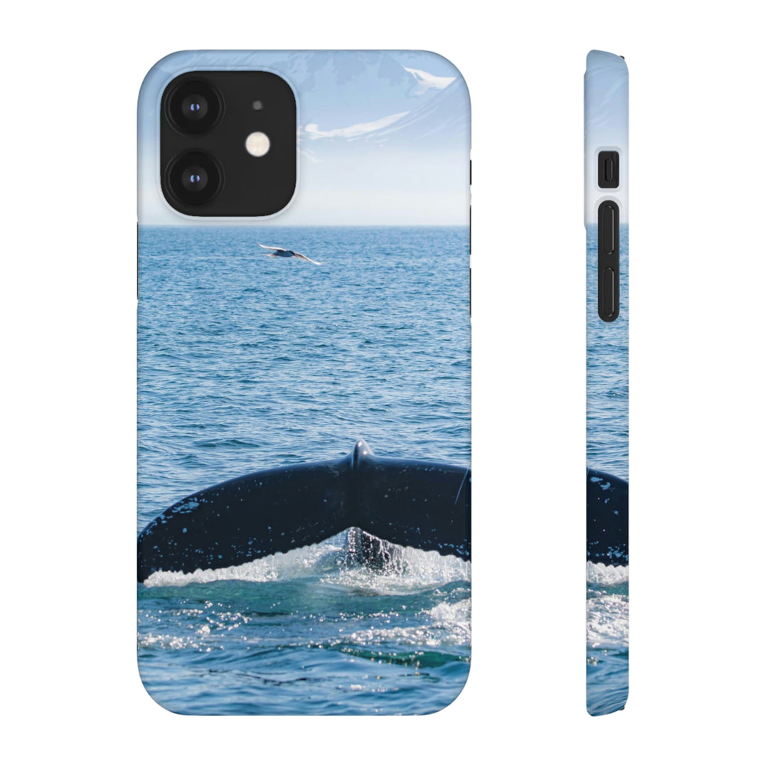 A Whale and A Mountain - Phone Case