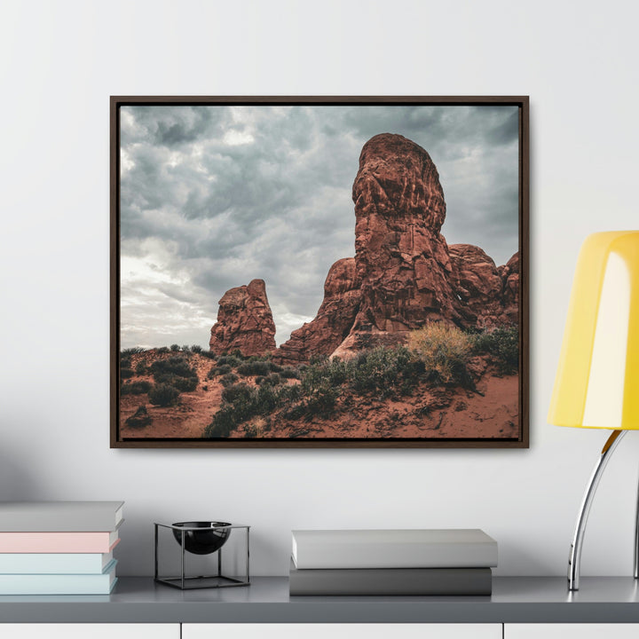 Dramatic Rocks - Canvas with Frame