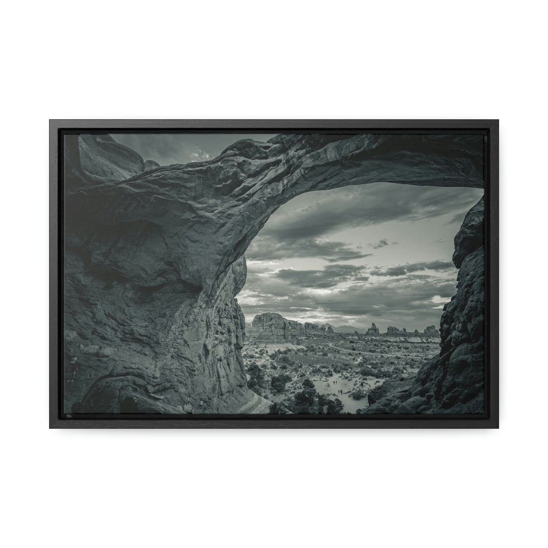 Natural Frames Part 2 in Black and White - Canvas with Frame