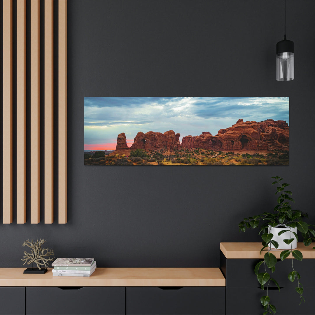 Arches at Sunset - Canvas