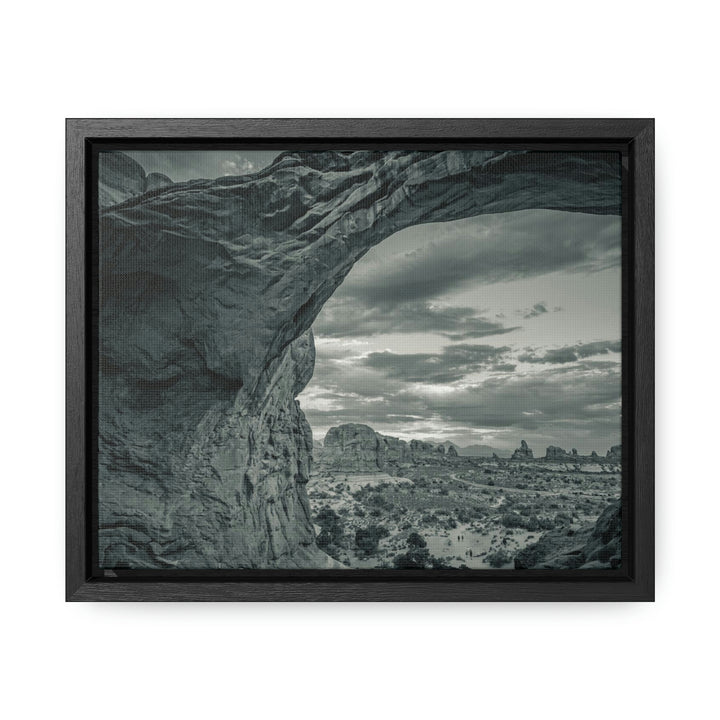 Natural Frames Part 2 in Black and White - Canvas with Frame