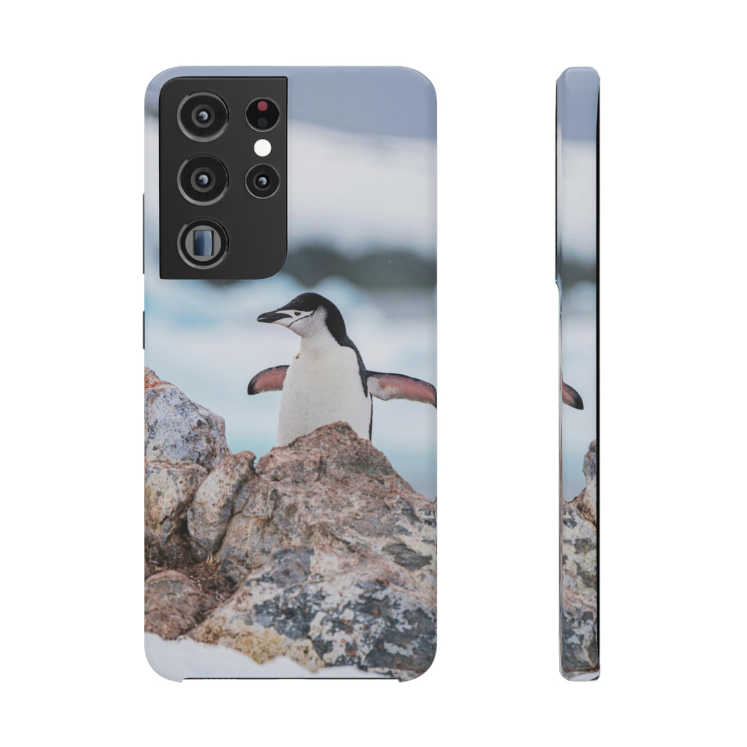 Stretched Penguin - Phone Case