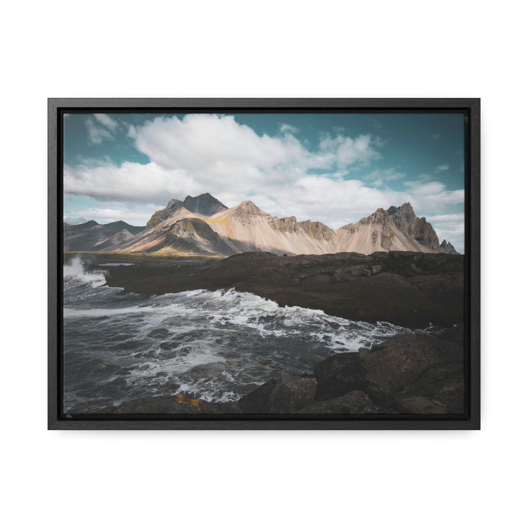 Crashing Sea - Canvas with Frame