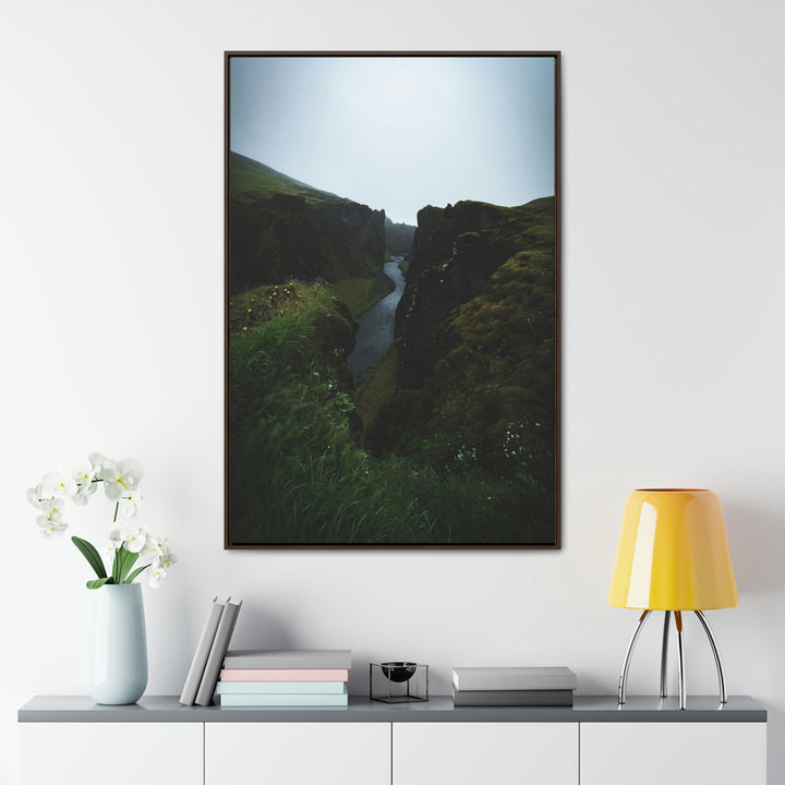 A View of the River - Canvas with Frame