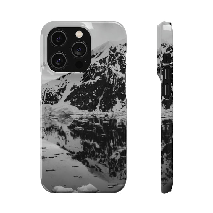 Reflected Calm in Black and White - Phone Case