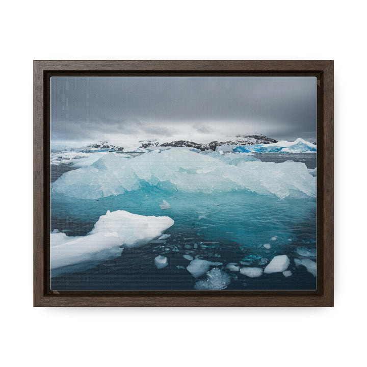 Floating Ice - Canvas with Frame