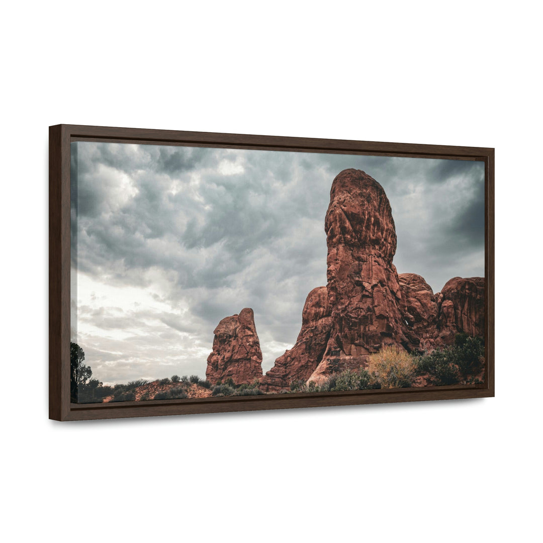 Dramatic Rocks - Canvas with Frame