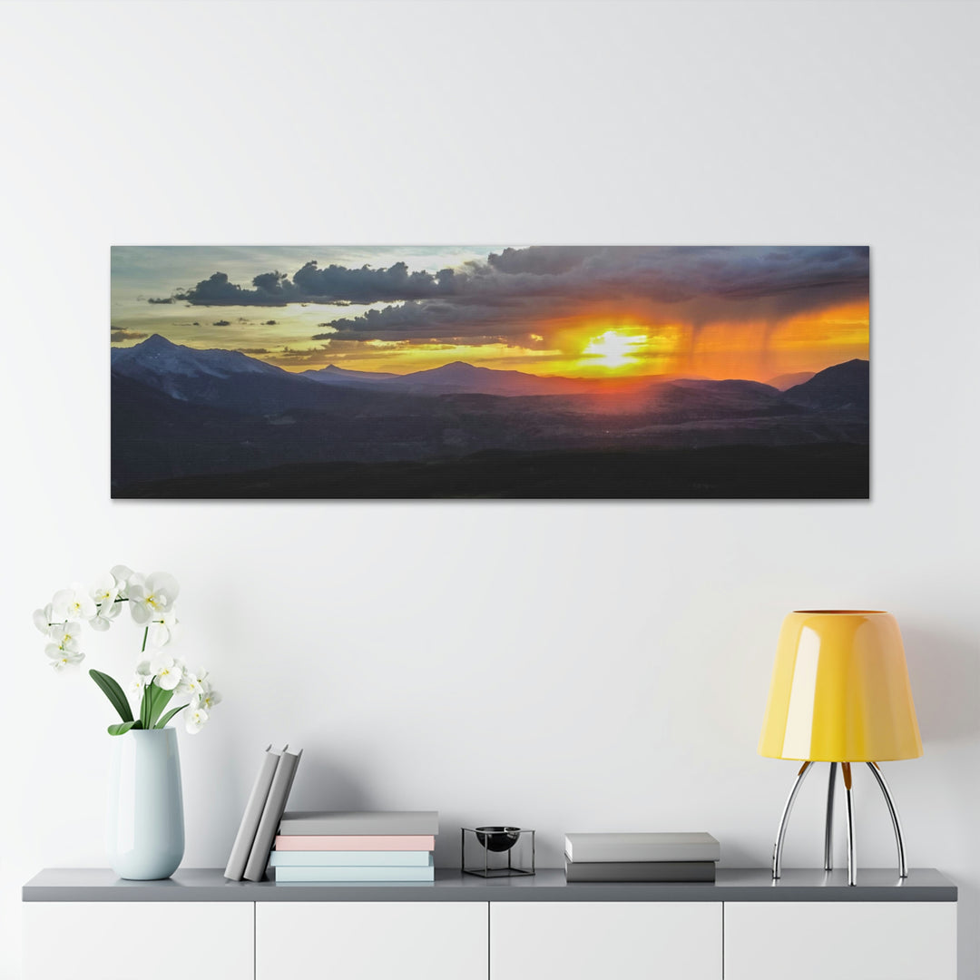 Rainy Sunset - Canvas