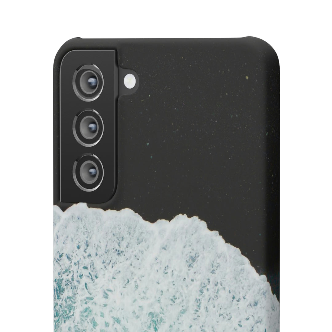 A Wave on Volcanic Sand - Phone Case