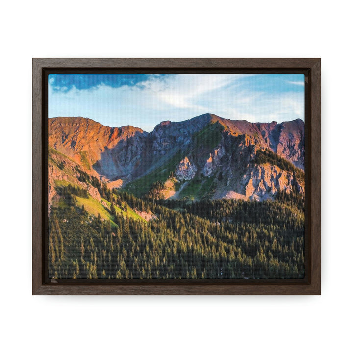 Fading Mountain Light - Canvas with Frame