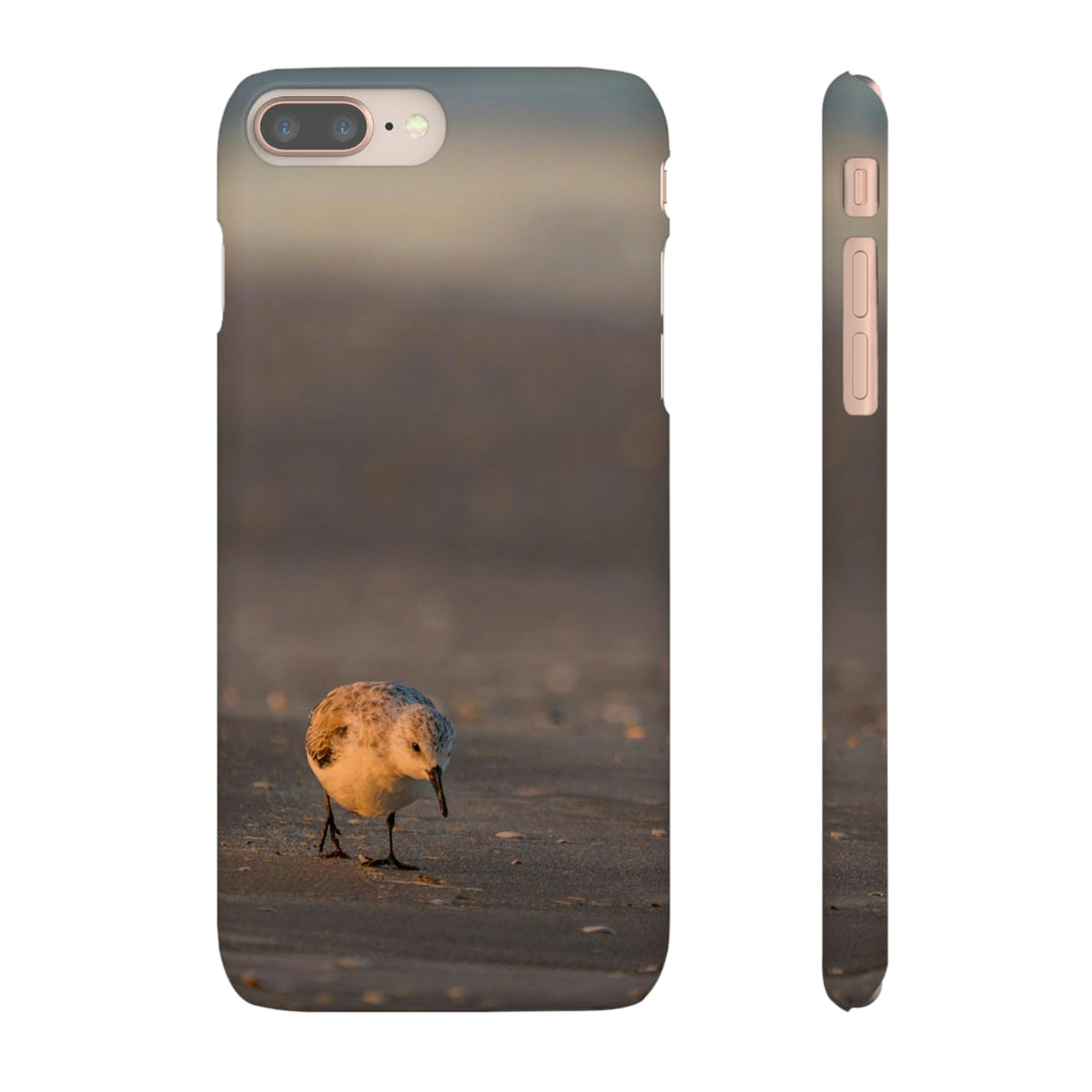 Feeding Sanderling - Phone Case