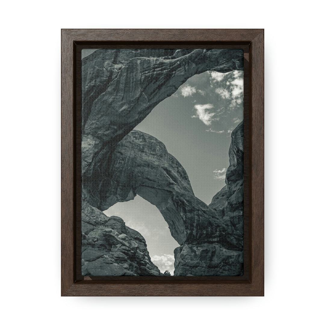 Natural Frames Part 4 in Black and White - Canvas with Frame