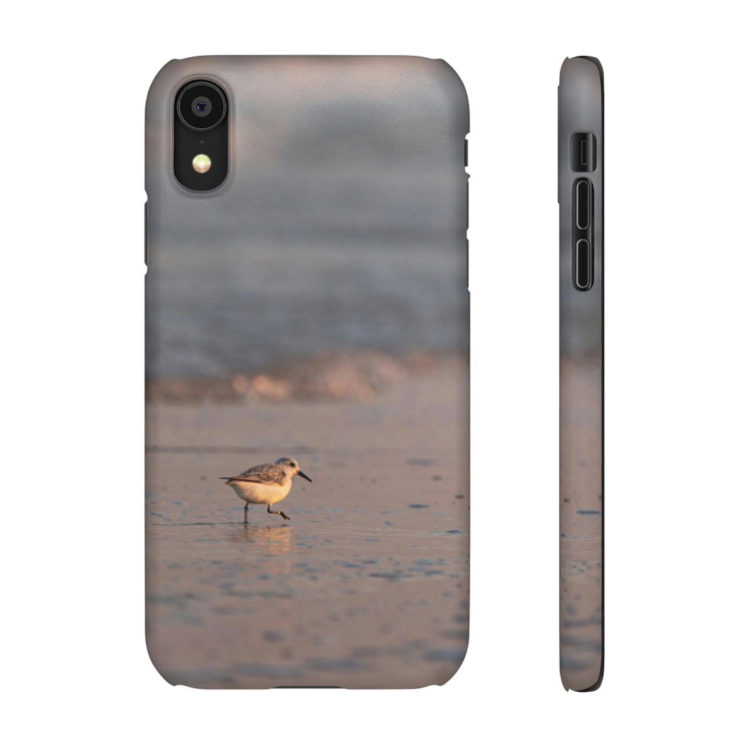 Sanderling in Soft Dusk Light - Phone Case