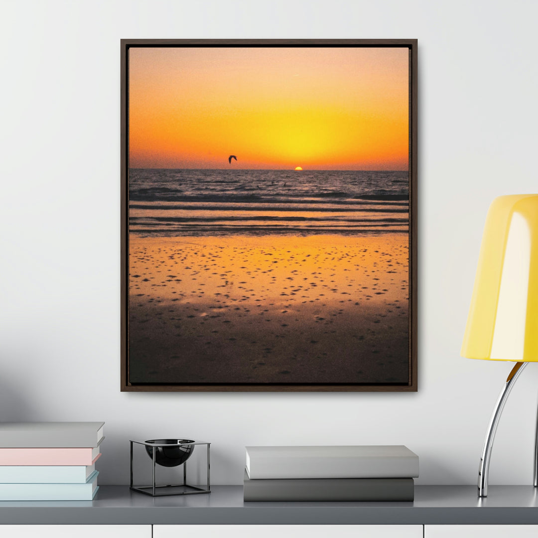 Sunrise on the Sea - Canvas with Frame