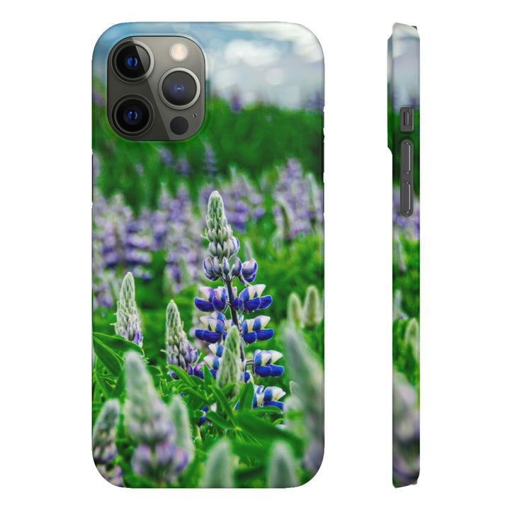 Glowing Lupin with Mountains - Phone Case