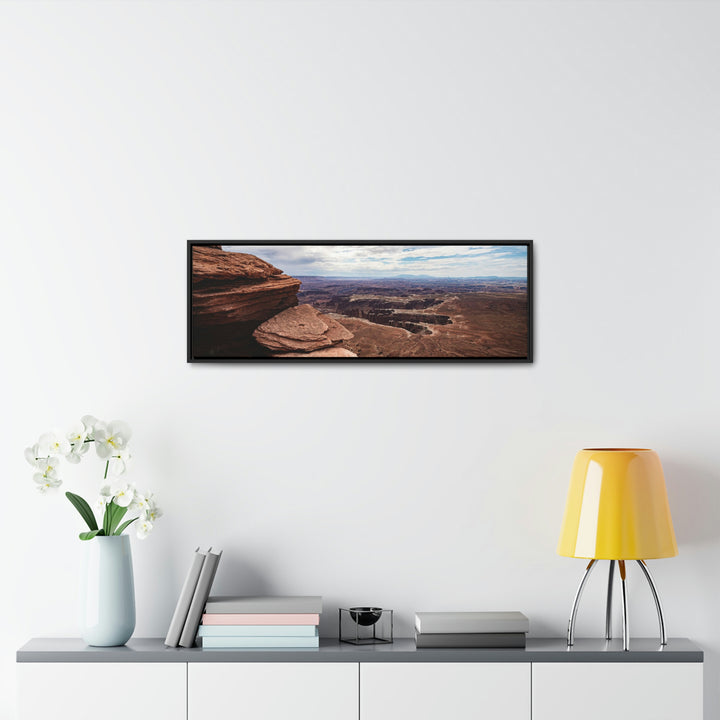 The Canyon Below - Canvas with Frame