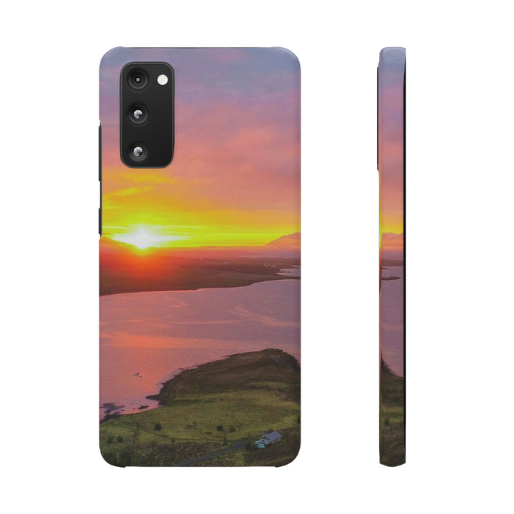 Sunset Over the Fjord Part 1 - Phone Case