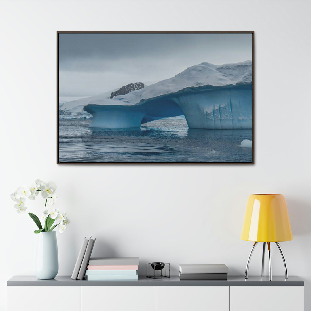 Textured Ice - Canvas with Frame