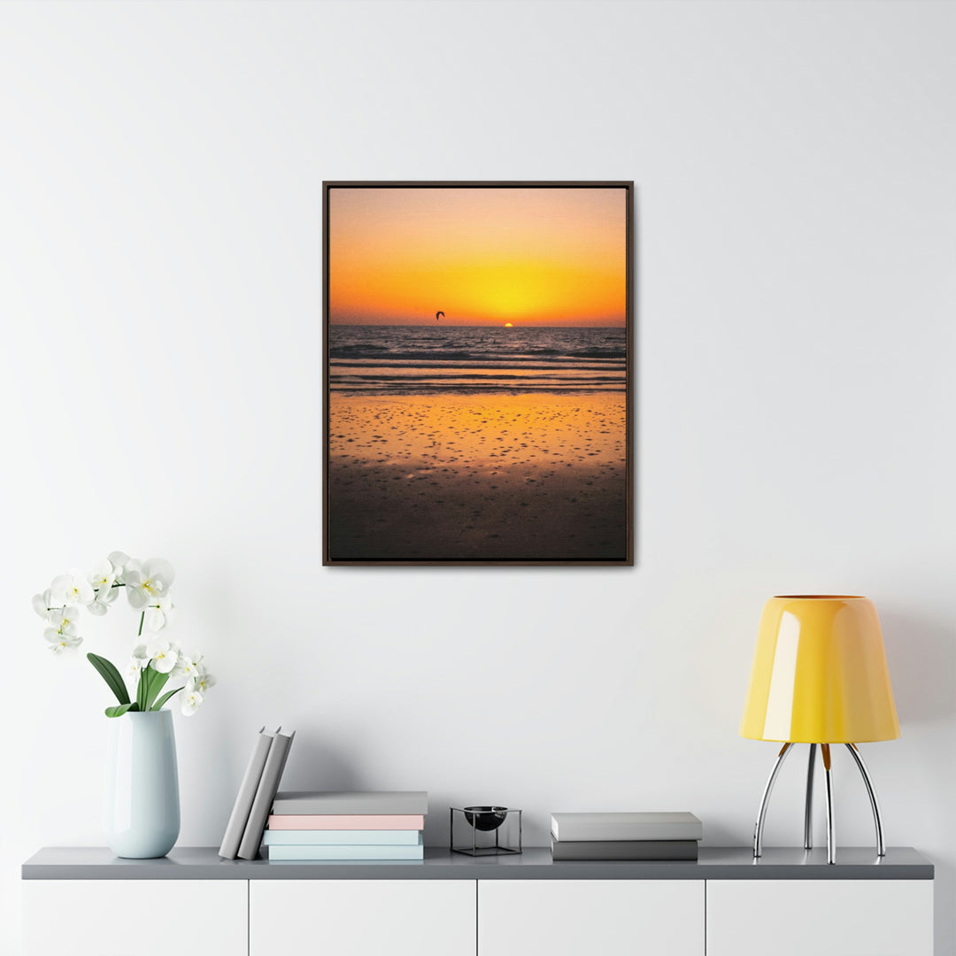 Sunrise on the Sea - Canvas with Frame