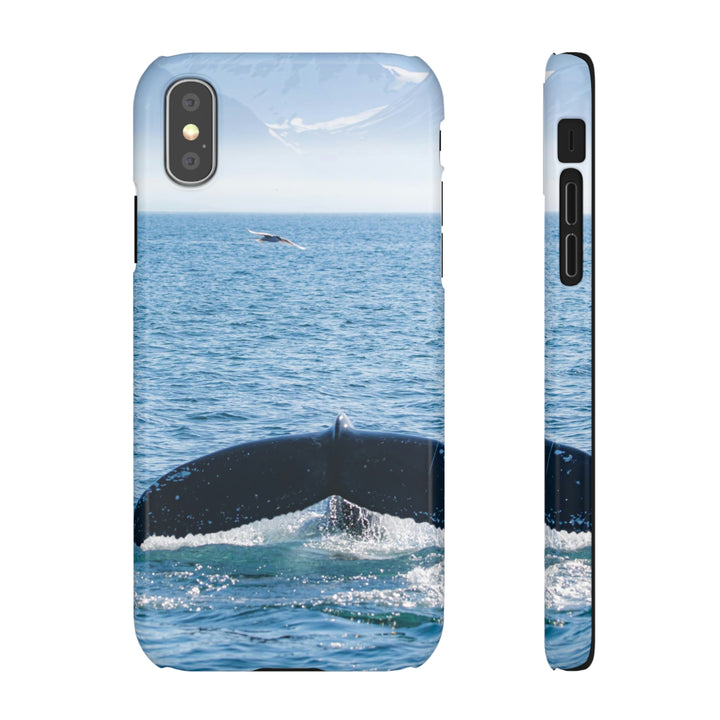 A Whale and A Mountain - Phone Case