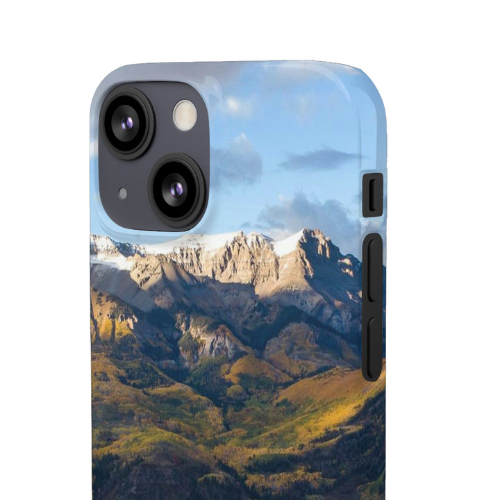 Glowing Mountainside - Phone Case