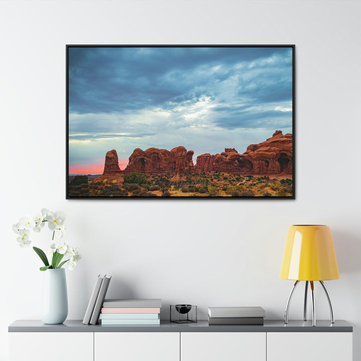 Arches at Sunset - Canvas with Frame