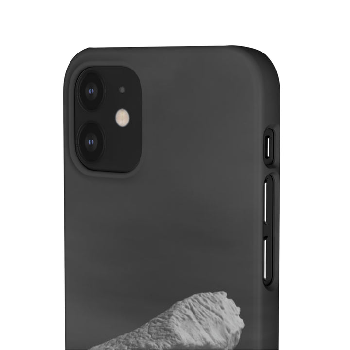 The Angles of an Iceberg in Black and White - Phone Case