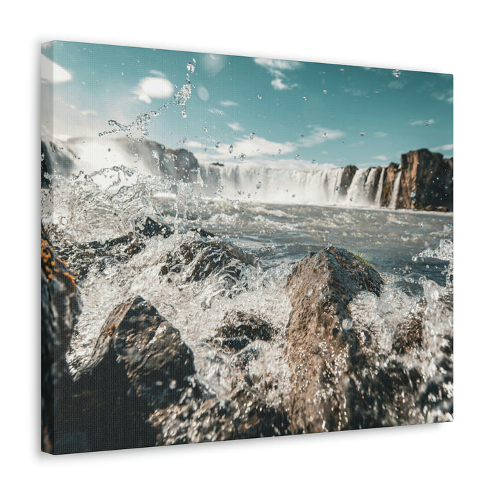 Goðafoss Splash - Canvas