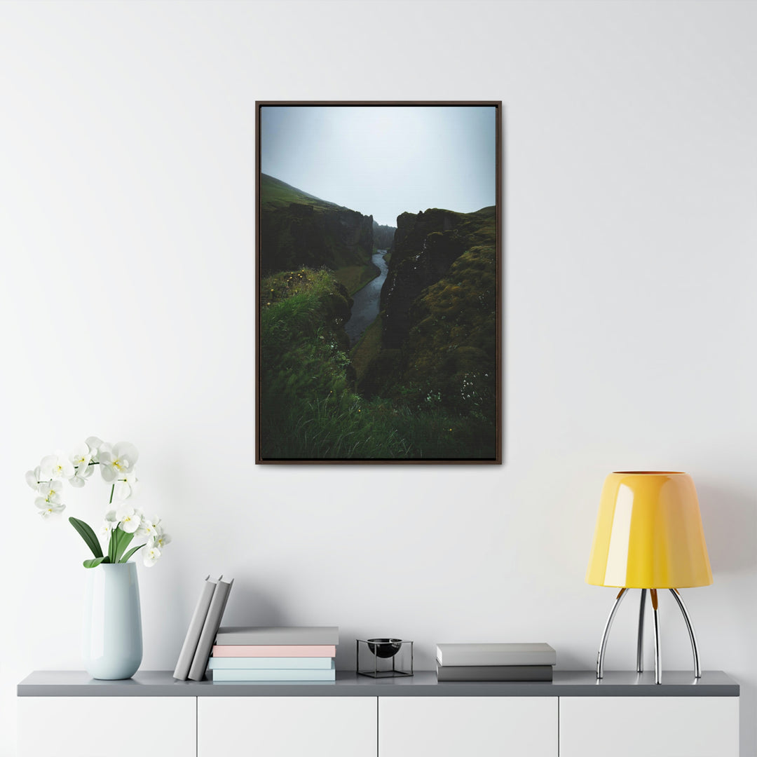 A View of the River - Canvas with Frame