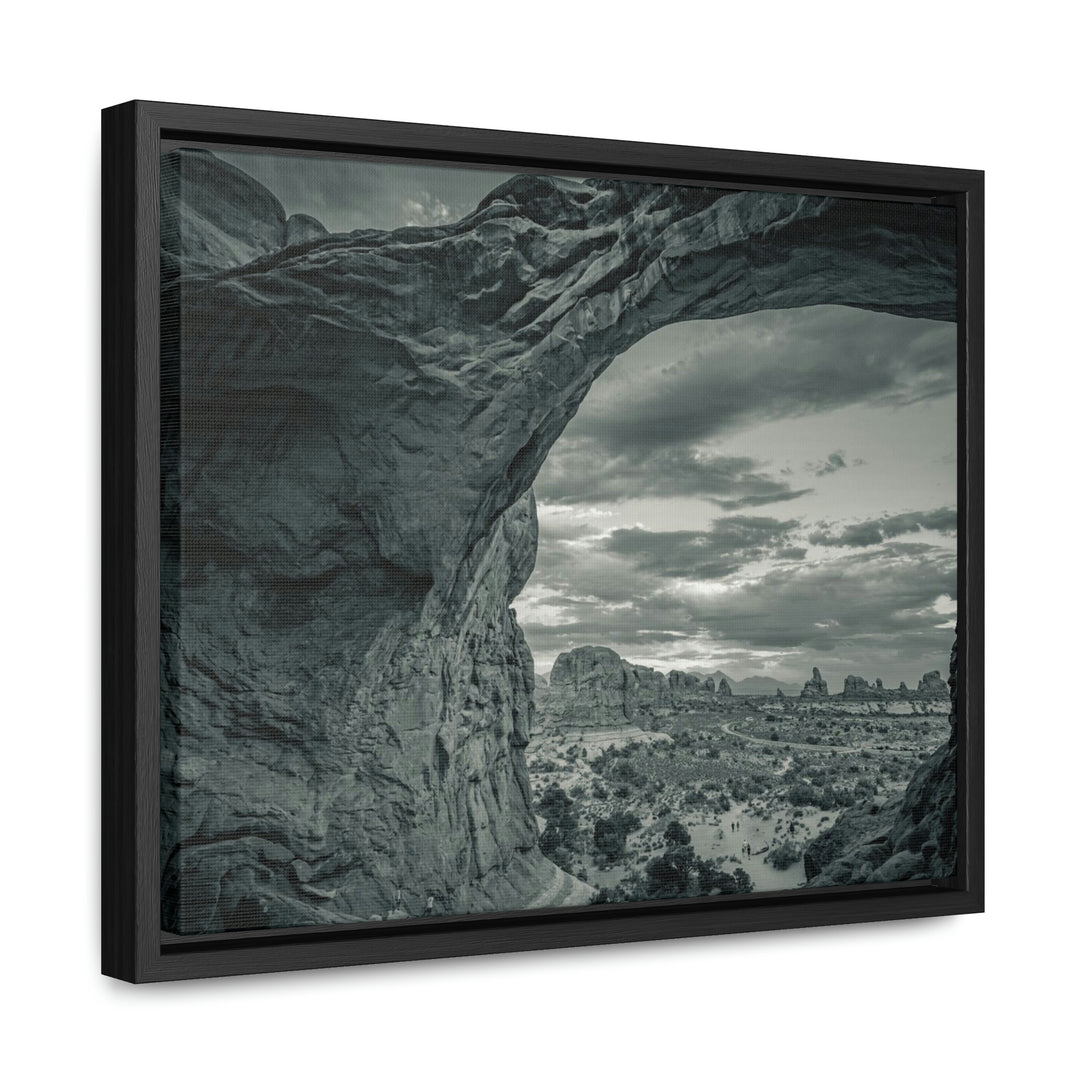 Natural Frames Part 2 in Black and White - Canvas with Frame