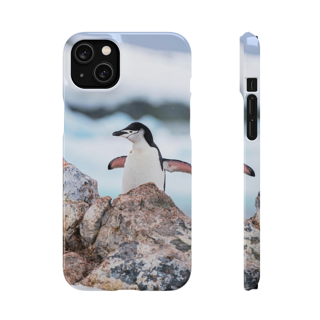 Stretched Penguin - Phone Case