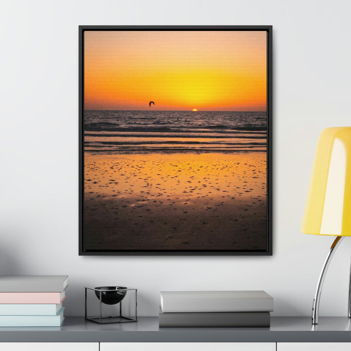 Sunrise on the Sea - Canvas with Frame