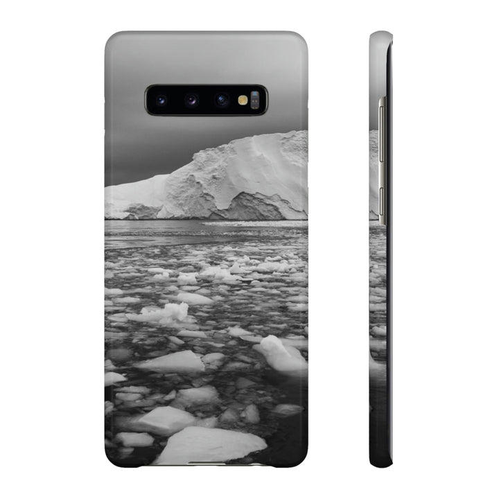 Lane of Ice In Black and White - Phone Case