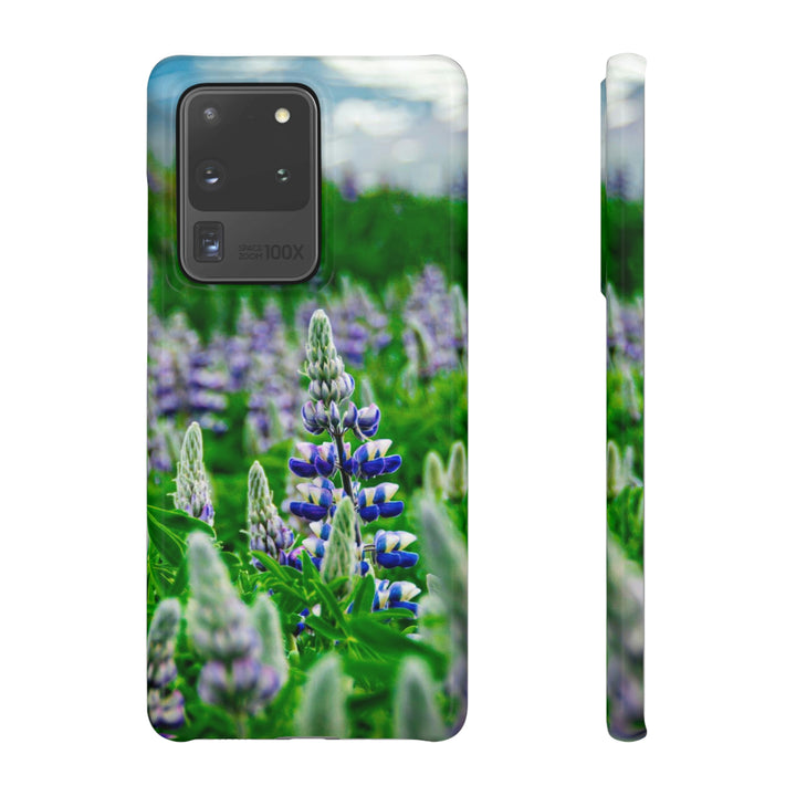 Glowing Lupin with Mountains - Phone Case