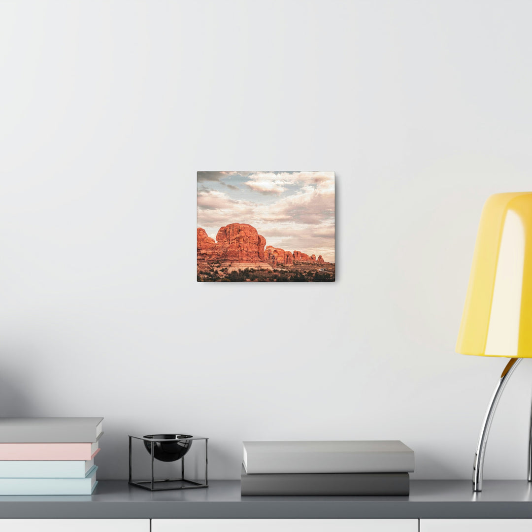 A Desert Sunset - Canvas